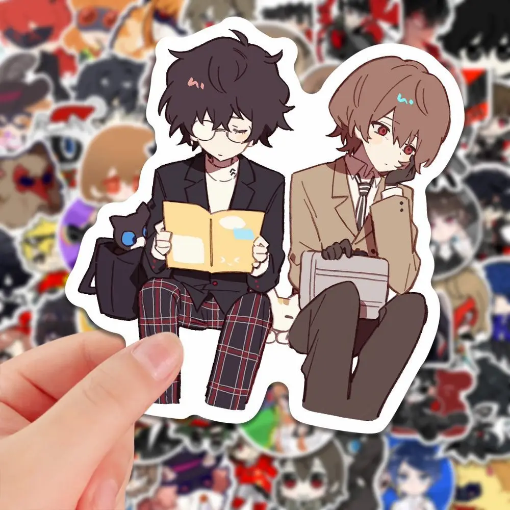 PERSONA5 애니메이션 스티커, 아마미야 렌, 사카모토 류지, 학용품, 학생 문구, 귀여운 노트북, 전화 케이스, DIY 장식
