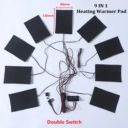 Adjustable Temperature USB Heating Pad (9 in 1)