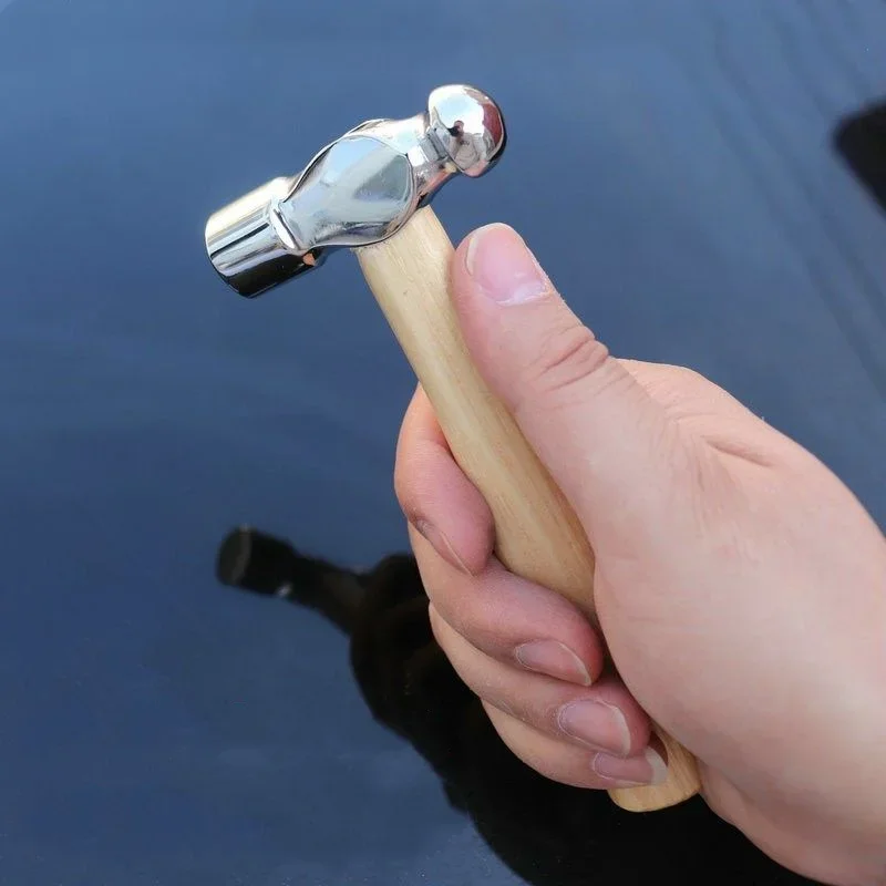 Mini Hammer Mini Hammer Smashing Walnut Round Head Wooden Handle Hammer Car Escape Tool Hand Multi Function