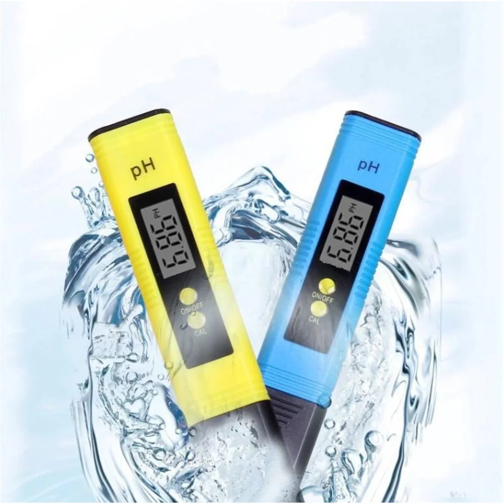 

100 шт., PH-метр для аквариума, карманная ручка, цифровое измерение 0,01 PH качества воды, чистота, автоматическая калибровка, Medidor De PH