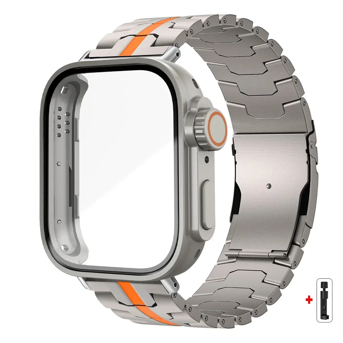 Ultra PC Cover Wristband with Stainless Steel Band