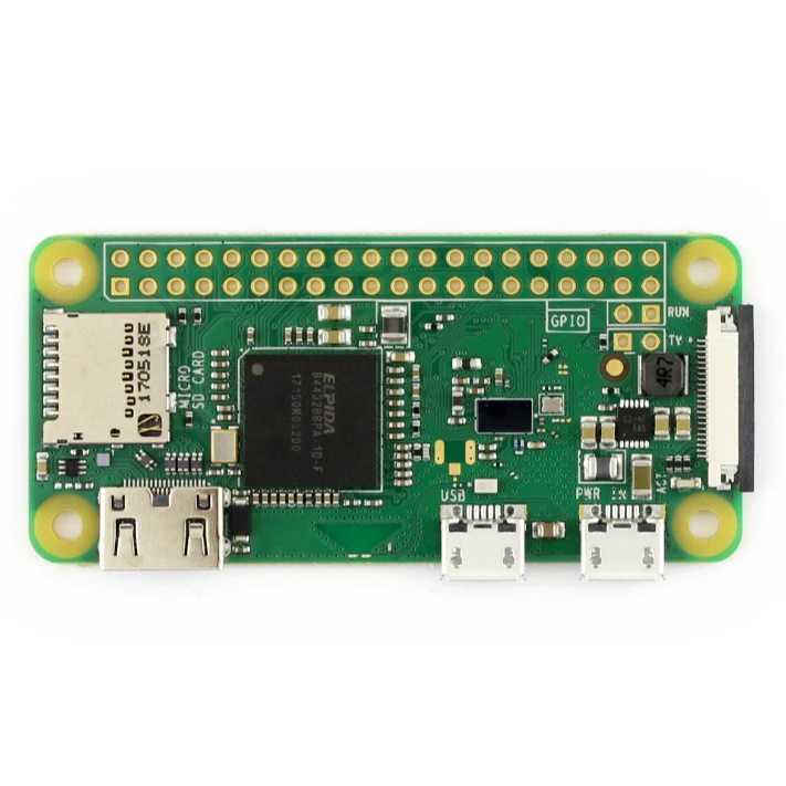 Raspberry Pi Zero W (Built-In Wifi) Development Kit Type E Micro Card Power Adapter 2.13Inch E-Paper Hat