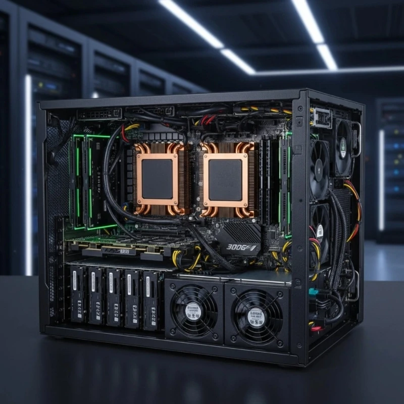 SXM2 GPU 확장 보드 2개 고성능 컴퓨팅 300G 냉각