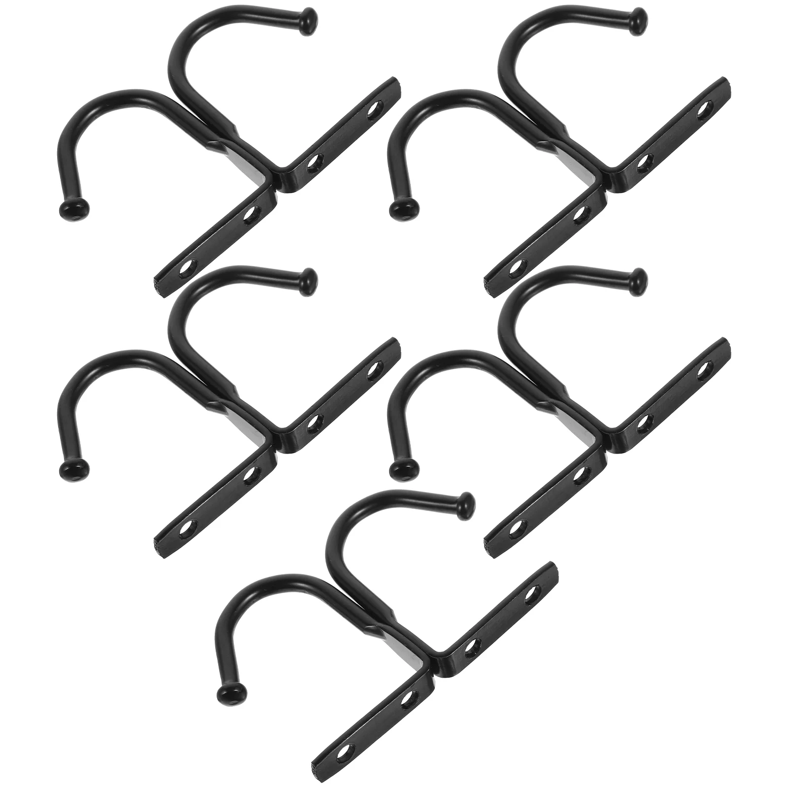 

10 Pcs Heavy Duty Clothes Rack Wall Hooks Wall-mounted Sundries Hanger Rustic Iron Hanging