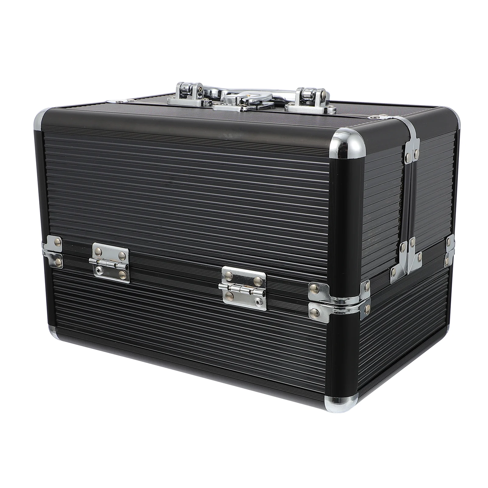 

Aluminum Alloy Case Tool Storage Makeup Bag Holder Toolbox Pouch Chest Travel