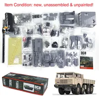 CROSSRC DC8 8X8 1/12 Electric Remote Control Off-road Military Truck Crawler Car Unpainted Unassembled Kits TH21784-SMT6 2