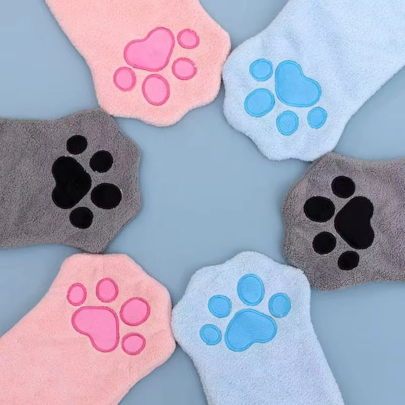 Microfiber Quick-Dry Pet Grooming Mitt and Towel Combo