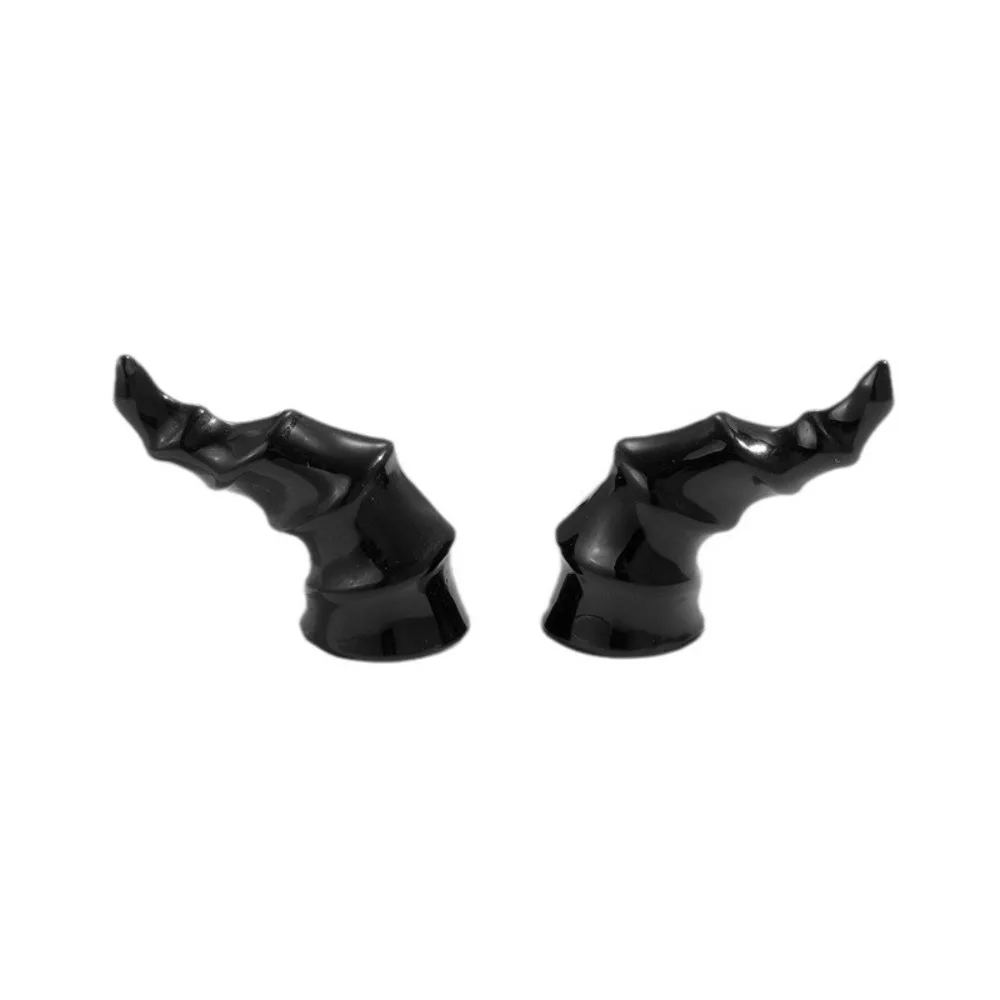 Gothic Devil Horn Hairpin Hair Clip Hairband Halloween Headband Creatively Duckbills Braids Halloween Hair Hoop