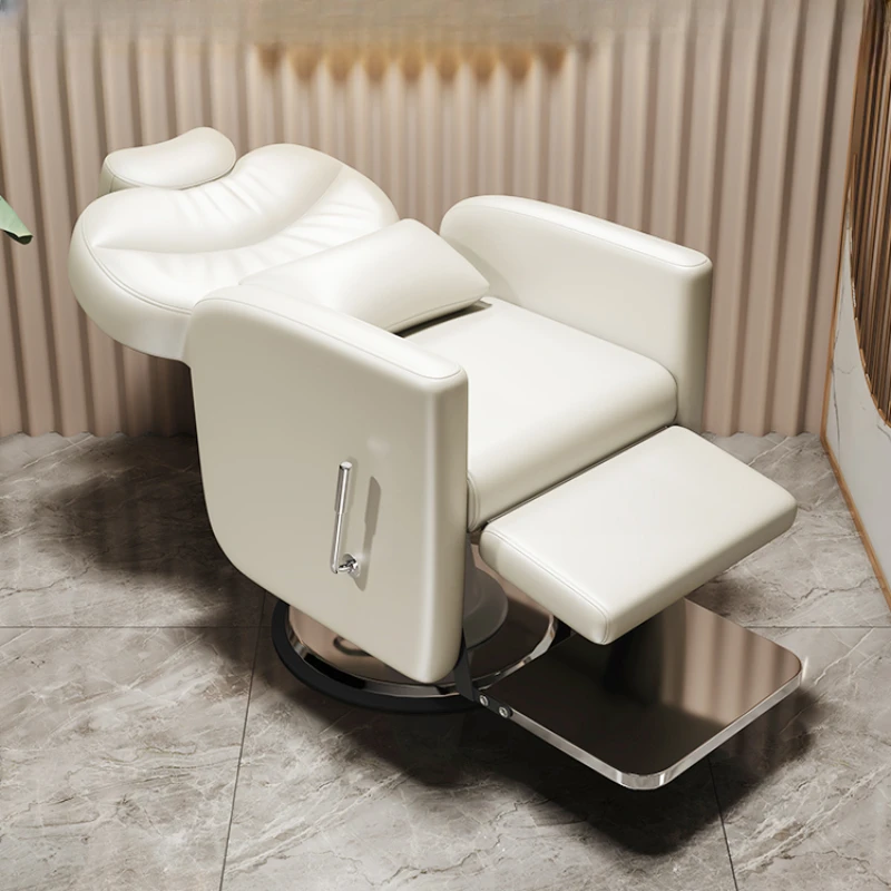 Adjustable Recliner Shampoo Chair Electric Luxury Spa Modern Salon Chairs Speciality Hair Sedia Per Shampoo Furniture DF50XF modern handrail barber chairs makeup speciality hair recliner swivel chair simplicity stylist sedia girevole furniture hd50lf