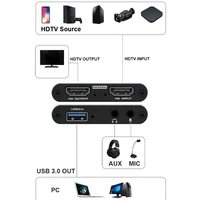 4K USB 3.0 Video Capture Card HDTV 1080P 60Hz HD Video Recorder Grabber For PS4 OBS Game Recording Live Streaming - Image 3