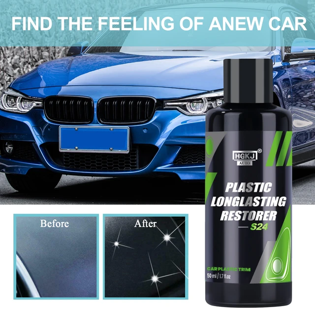 30ml/50ml Plastics Refreshing Coating Agent Car Refurbishment Cleaning  Agent Plastics Parts Refurbish Agent Car Exterior - Plastic & Rubber Care -  AliExpress