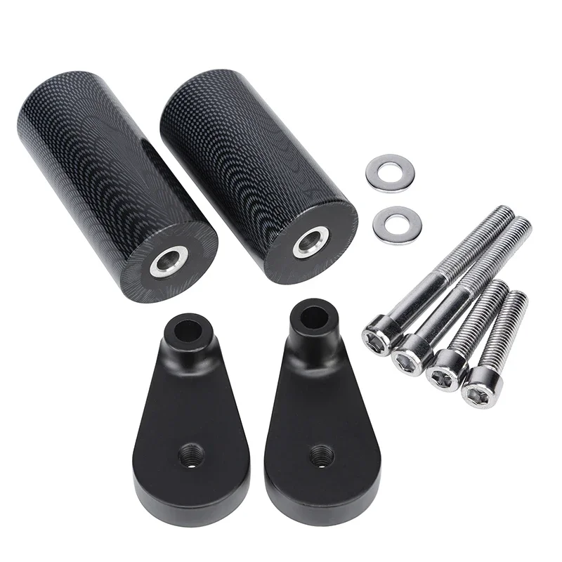 

Motorcycle Engine Accessories Parts Frame Sliders Falling Crash Protectors Carbon Fiber Look For Yamaha YZF R1 2007-2008