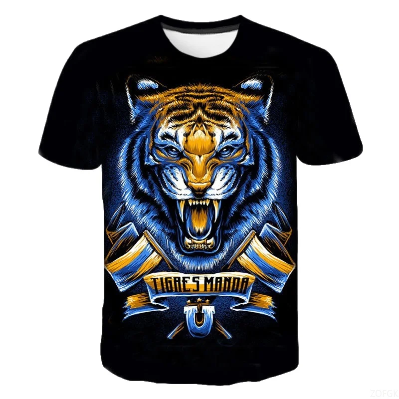  New Tiger 3D T Shirt Men Women Children Summer Fashion Short Sleeve Printed Animal T-Shirt Cool Tops Tees Boy Girl Clothing, view 3