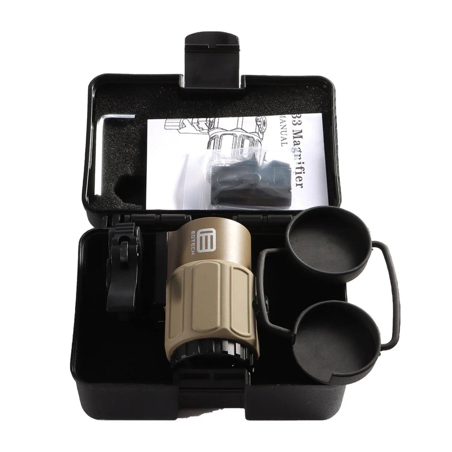 G33 G43 Sight Airsoft 3X Magnifier G43 G33 Scope With Switch toSide Quick Detachable QD Mount Hunting Apply Red Dot 558 tactical magnifier scope riflescope mount rifle scope red dot sight