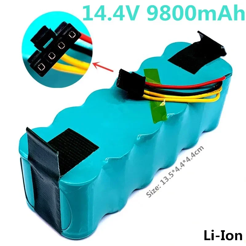 

Battery for Kitfort KT504 Haier T322 T321 T320 Panda X500 X580 X600 Ecovacs Mirror CR120 Dibea Robotic Vacuum Cleaner 4800mAh