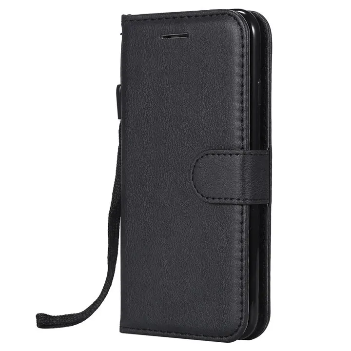 Solid Color Card Slot Phone Case Cover