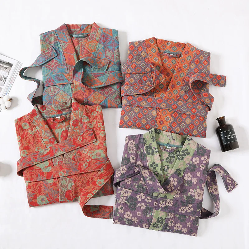 New Summer Men's  Robe Soft Cotton Bathrobe Dark Grey Half Sleeve Solid Robe Big Size XL Fashion Elegant Kimono for Gentleman