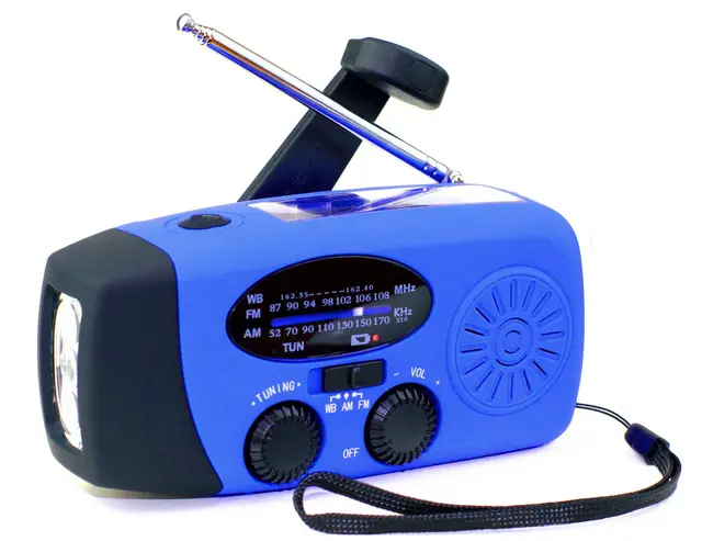 Portable Solar Hand Crank Radio Emergency Fm | Hand Crank Solar Weather  Radio - Solar - Aliexpress