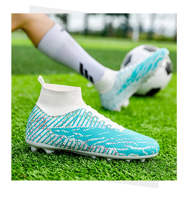 Fußball Schuhe Stollen Männer Breathabl Erwachsene Hot-selg Hohe-qualität Ultraleicht Fußball Stiefel_voghion.com