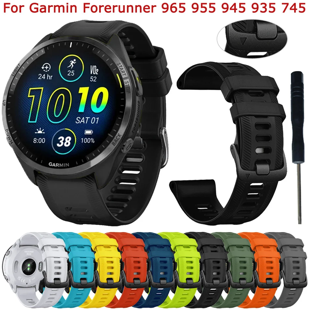 

Официальный спортивный ремешок для Garmin Forerunner 965 955 945 935 745 265, ремешок для смарт-часов 22 мм, сменный Браслет, Браслет Correa