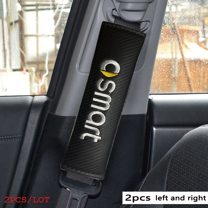 For Smart Fortwo 451 Forfour 453 450 Car Accessories Carbon Fiber Black