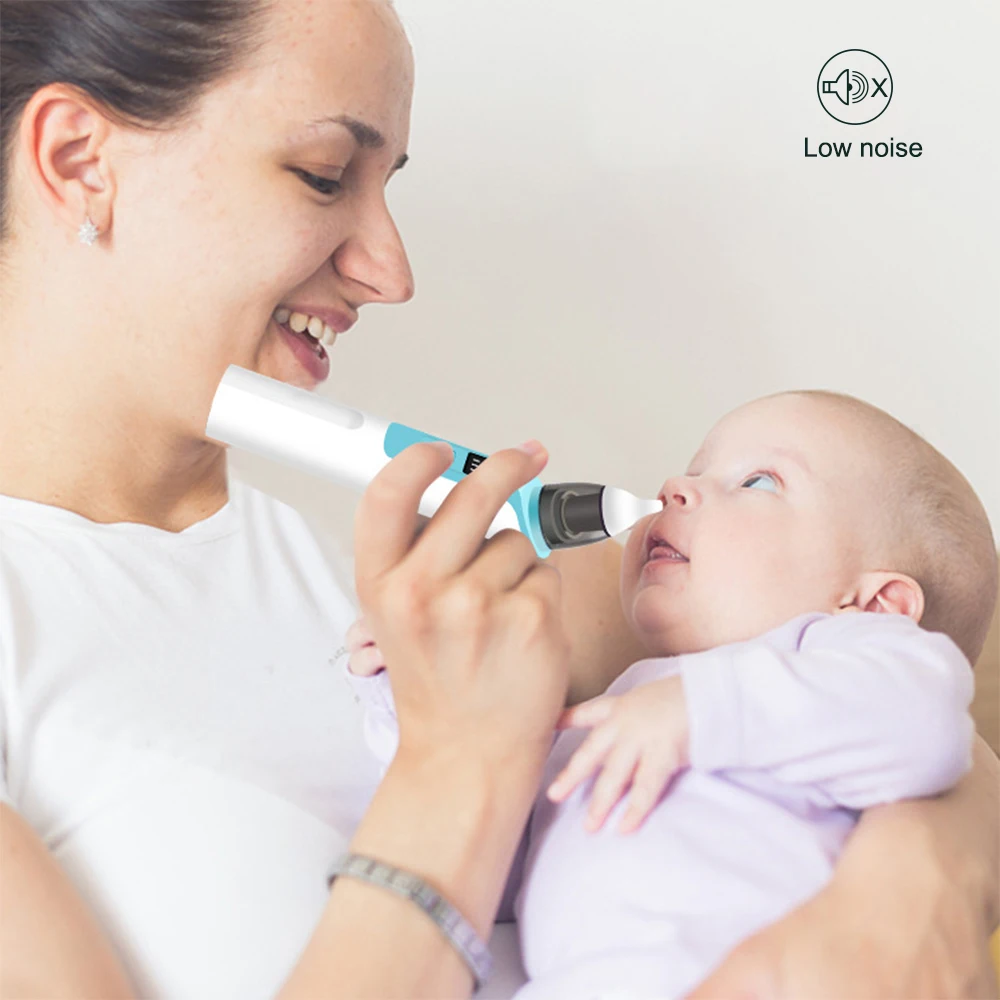 Aspirateur nasal électrique en silicone aste pour bébé, nettoyeur antarctique, aspiration réglable, faible bruit, sécurité sanitaire pour enfant
