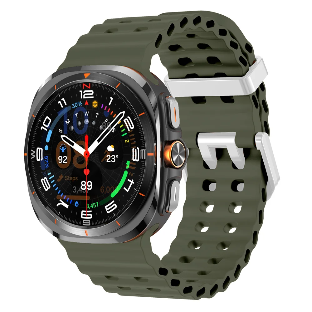 Breathable Silicone Smart Watch Wristband with Accessories Case
