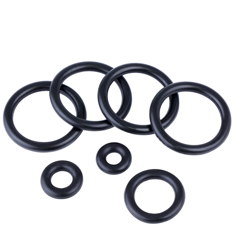 Rubber O Rings Nitrile O-ring Thickness CS 1mm/1.5mm/2mm/3mm Outer Diameter 3-80mm Oil Resistant Gasket