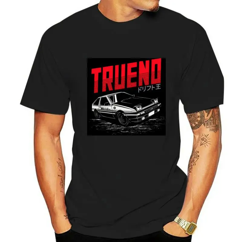 

Мужская футболка Trueno AE86, футболка с рисунком инициалда, женская футболка, Топ
