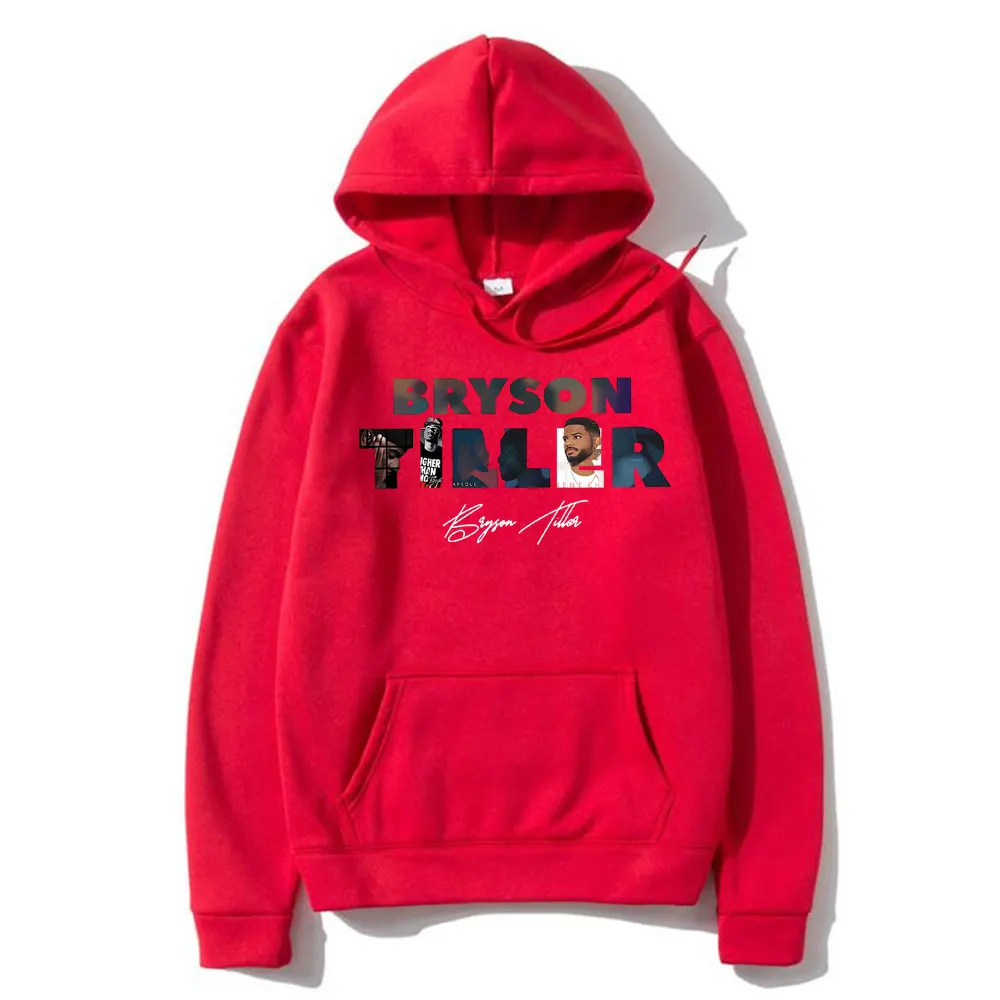 Rapper Bryson Tiller Music Album Cover Graphic Hoodie Male Vintage Hooded Tracksuit Men Women Hip Hop Oversized Fleece Hoodies