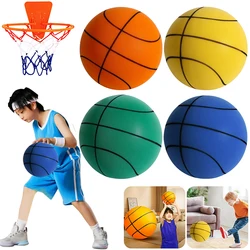 18/21/24cm No Noise Basketball Size 3/5/7 Silent Basketball Dribbling Training Basketball Bouncing for Kids Birthday Gifts