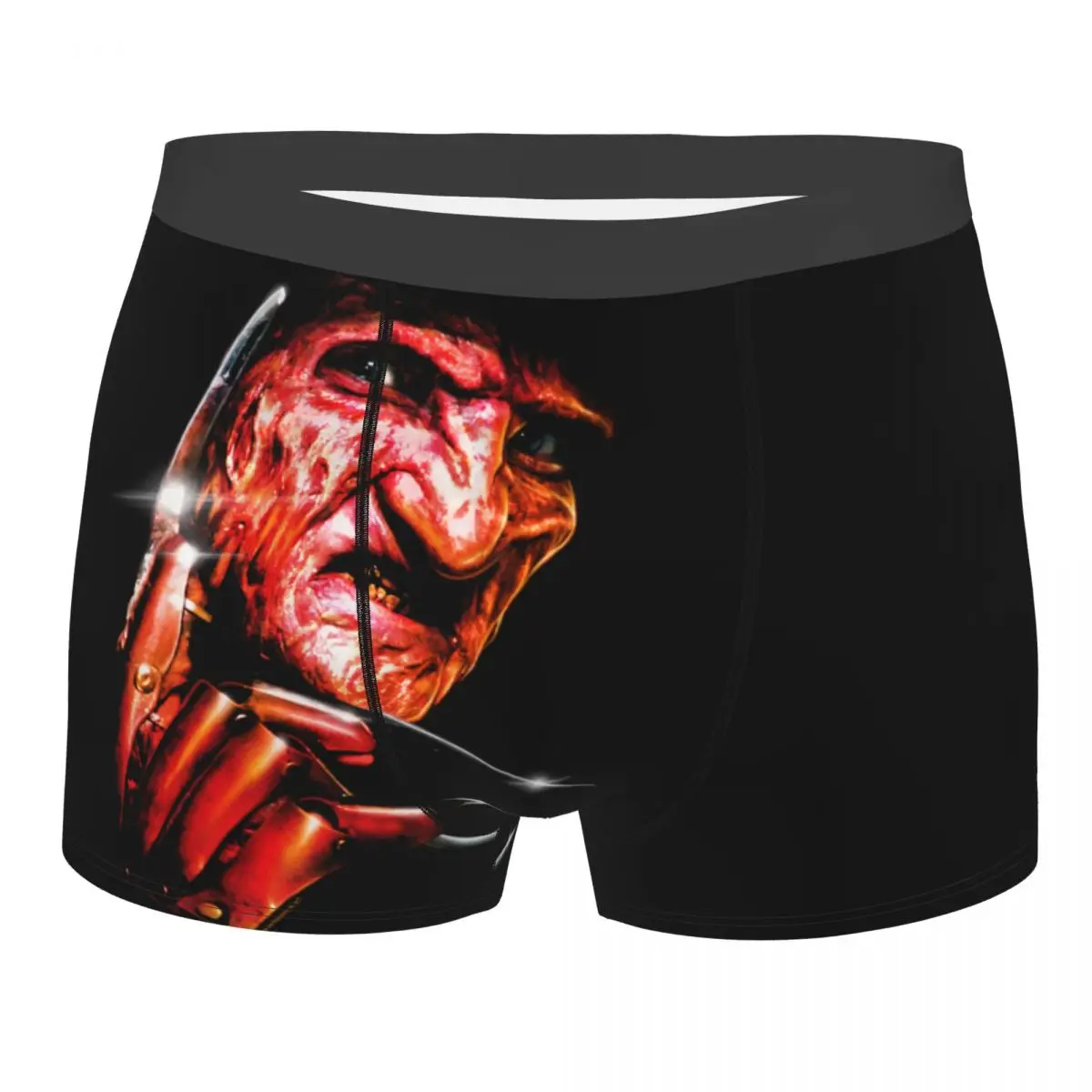 

Cool Horror Movie Krueger Boxers Shorts Panties Male Underpants Breathable Halloween Film Briefs Underwear