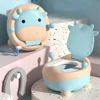 Children's Pot 1-6 Years Old Upgraded Cute Duck Baby Toilet Seat Baby Potty Portable Stool Boys & Girls Safe Trainer Seat WC 6