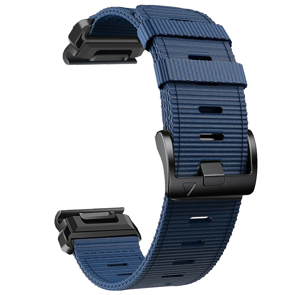 QuickFit Nylon Braided Watch Strap, Universal 22mm/26mm