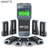 Noyafa NF-8108M Cable tracker Professional Network Cable Tester LCD Display Measure Length Wiremap Tester Network Tools 1