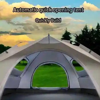 Outdoor shelter Sunshade Self-driving Travel Camping Tent Reactive outdoor Camping tent 4 person waterproof mountaineering 1