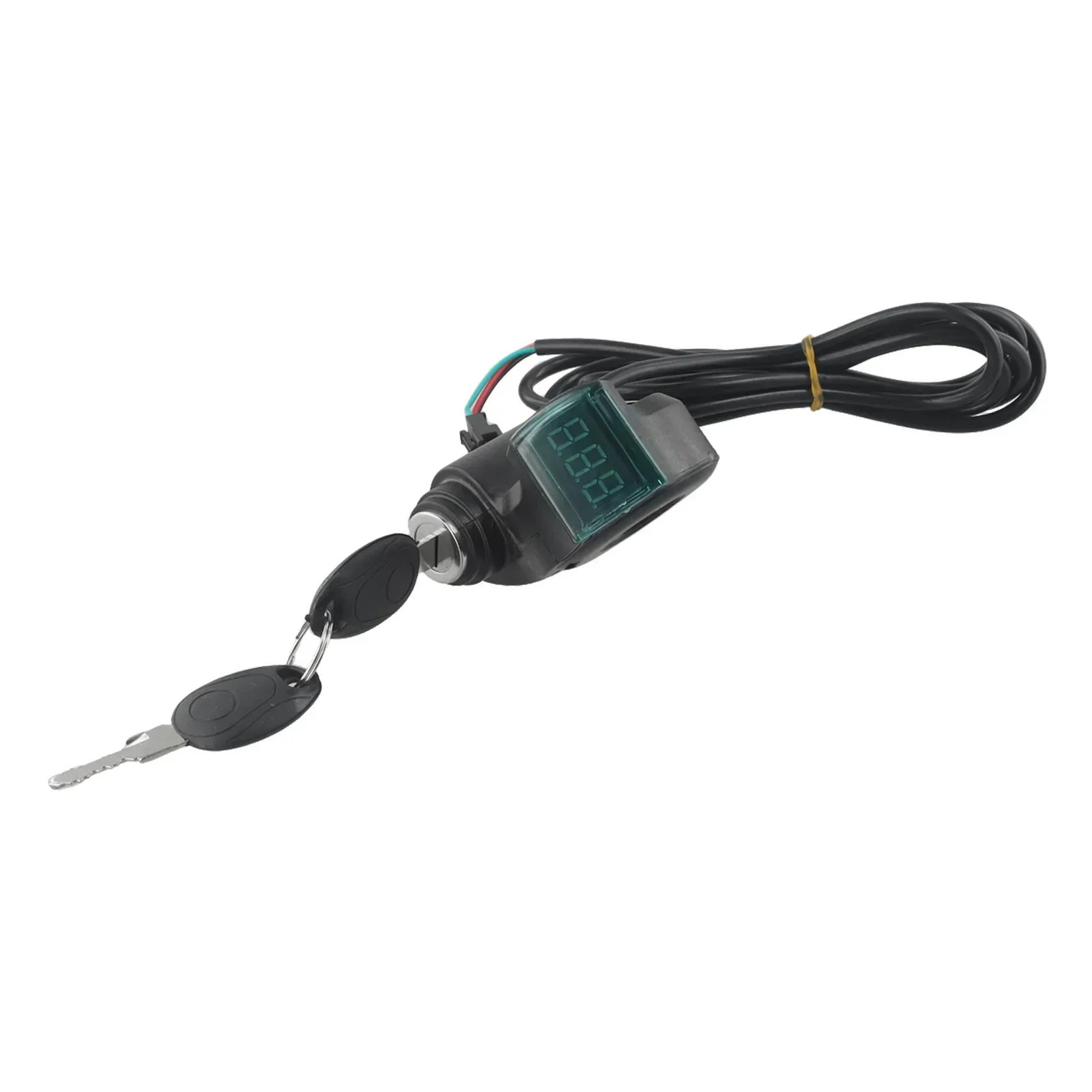 E-bisiklet güç anahtarı kilit ekran başparmak gaz anahtar 12V-84V