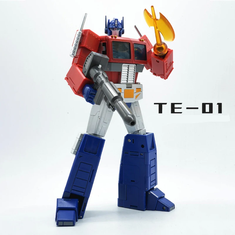 

Transformation TF Element TE01 TE-01 Version 3.0 OP Commander Trailer Alloy Action Figure Robot Toy Collection Gift Double heads