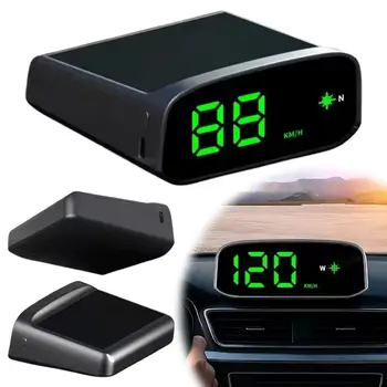 Tachimetro per auto Solar Head Up Display GPS Digitale Intelligente HUD Velocità Elettronica Luce Hud Rilevamento automatico Display digitale J2K0