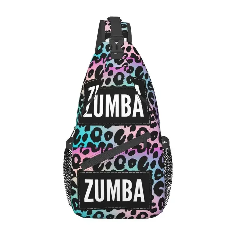 

Leopard Zumba Sling Chest Bag Customized Fitness Shoulder Crossbody Backpack for Men Cycling Camping Daypack