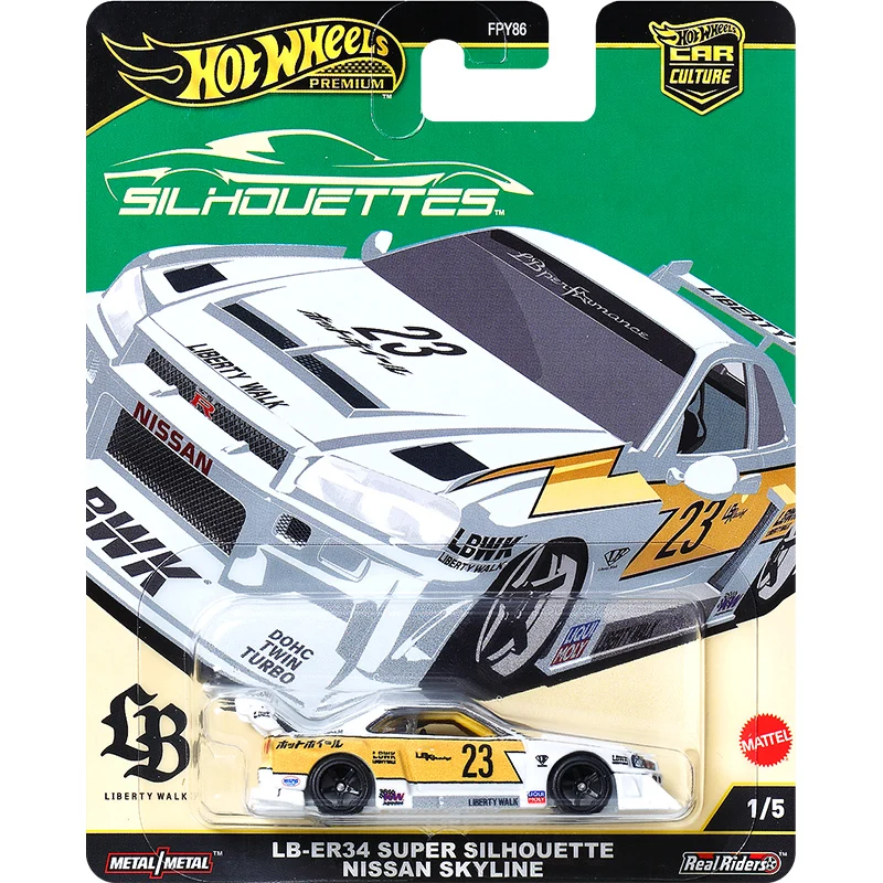 ミニカー HotWheels SILHOUETTES RWB PORSCHE 930 Hot Wheels Premium Porsche 911 RWB 930 - Silhouettes - Real