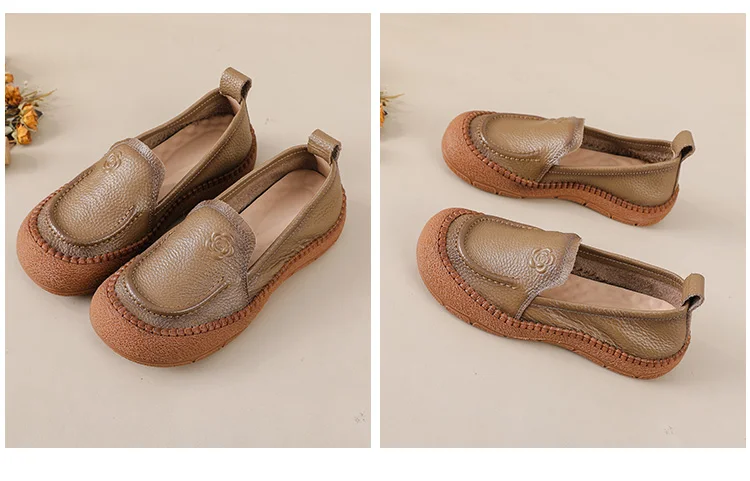 Neue Geprägte Rosen-Ballerinas, Schicke Flache Mokassins für Damen, Elegante Schuhe, Fahr-Loafer, Damenschuhe 2025 Flats – Detail 27