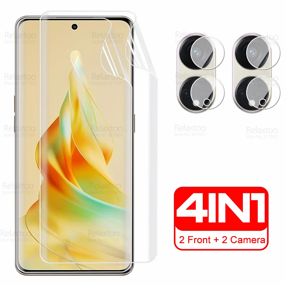 

Защитная пленка 4 в 1 для камеры Oppo Reno8 T 5G Гидрогелевая пленка Reno 8 T 8 T T8 Reno8T CPH2505 CPH2481 Защитные пленки для экрана