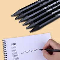 Wood Free Graphite Sketching Carbon Pencil Set for Art Students Drawing Charcoal Pencil Solid Wholesale 2