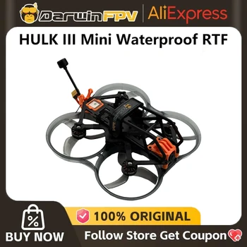 DarwinFPV NWE HULK-III Mini Drone da corsa FPV 5.8G impermeabile 6S con controller di volo 80A ECS F4 per Quadcopter analogico