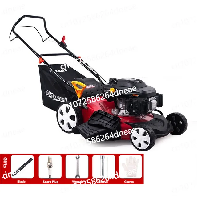 225CC 7 Speed Adjustment High Wheel RWD 3-in-1 Walk Behind Self Propelled Lawn Mower 1