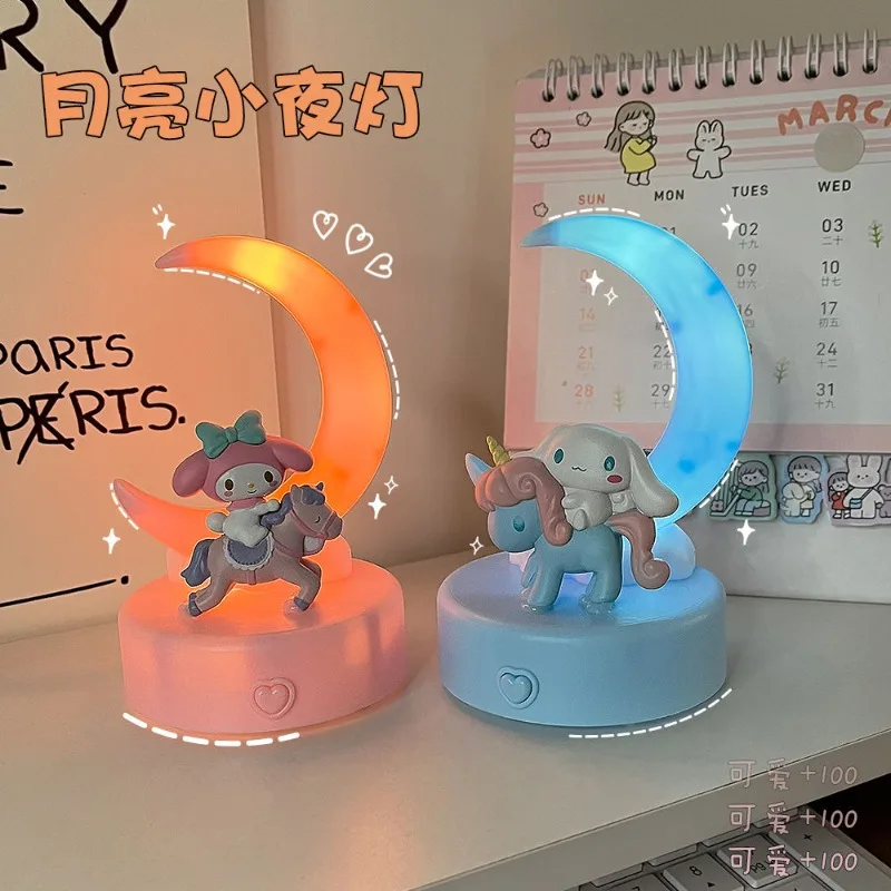 

Sanrio animation peripheral cartoon Cinnamoroll My melody ambient light cute night light bedroom creative small ornaments gift