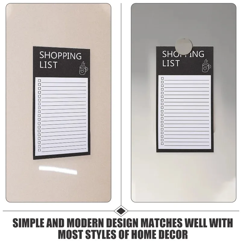 Magnetic Fridge Message Board Portable Tearable Magnet Memo Board Sticky Notes Home Kitchen Shopping List Office Memo Planner