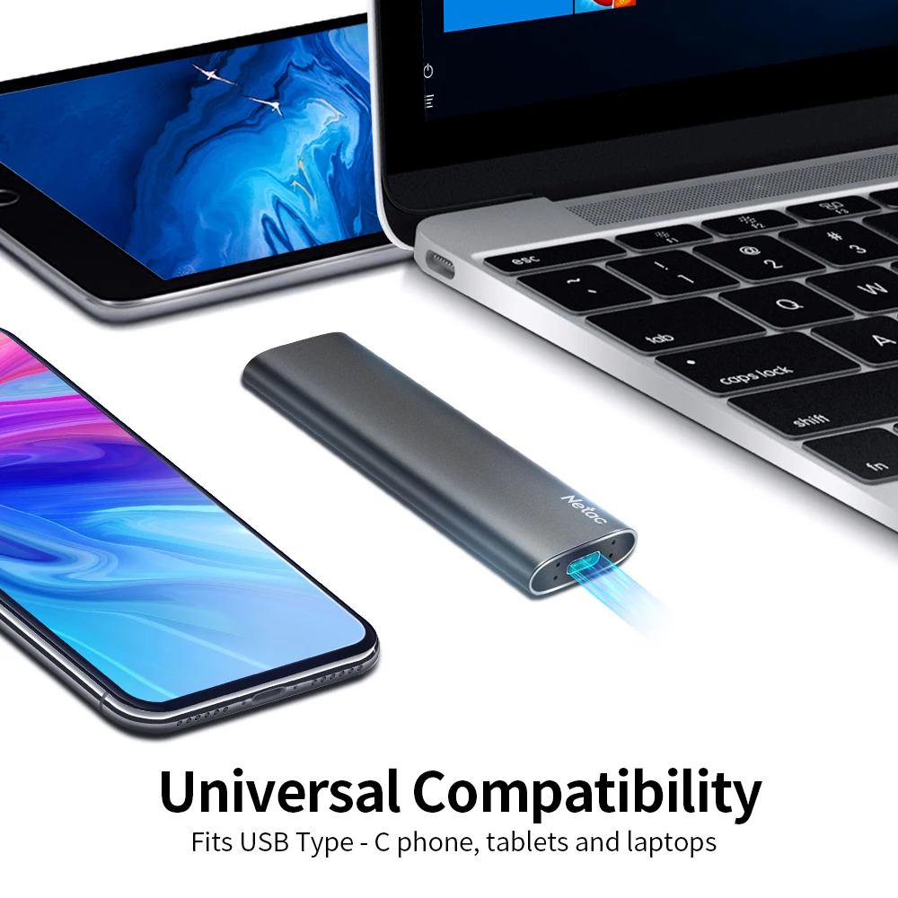 Netac ZSLIM 2TB Portable SSD External Hard Drive USB3.2 550MB/s - Image 6
