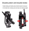 NUTT MTB Bike Hydraulic Clamp Disc Brake 800/1400mm Bike Oil pressure Brake Bicycle  Mountain Bike Parts Update Set 4
